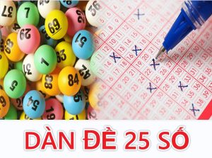 dàn đề 25 số khung 3 ngày